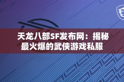 天龙八部SF发布网：揭秘最火爆的武侠游戏私服