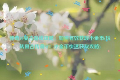 传奇SF复古游戏攻略：如何有效获取小金币(玩转复古传奇SF：小金币快速获取攻略)