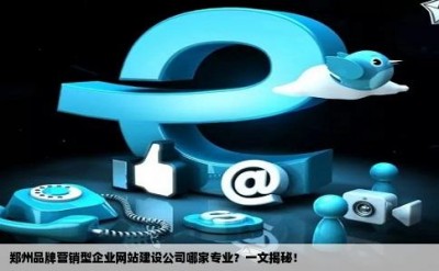 郑州品牌营销型企业网站建设公司哪家专业？一文揭秘！