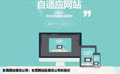 东莞网站建设公司：东莞网站际建设公司的报价