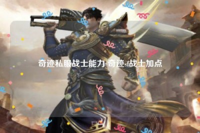 奇迹私服战士能力 奇迹sf战士加点