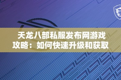 天龙八部私服发布网游戏攻略：如何快速升级和获取装备