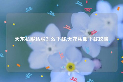 天龙私服私服怎么下载,天龙私服下载攻略